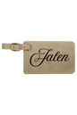 Jalen - 4 1/4" x 2 3/4" Laserable Leatherette Luggage Tag