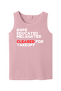 Cleared for Takeoff - White/Red Font Unisex Tank Top