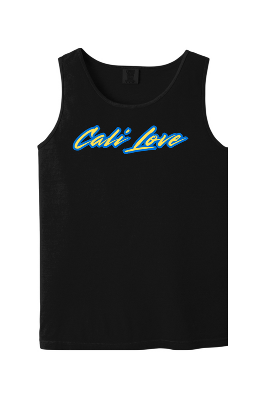 Cali Love - Blue/Yellow Unisex Tank Top