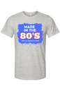 Made in the 80s Original Parts - White/Blue Unisex Short Sleeve Shirt