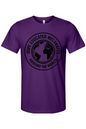 Dope Educated Melanated Stamp - Black Font Unisex Short Sleeve Shirt