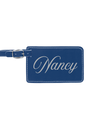 Nancy - 4 1/4" x 2 3/4" Laserable Leatherette Luggage Tag