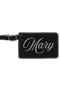 Mary - 4 1/4" x 2 3/4" Laserable Leatherette Luggage Tag