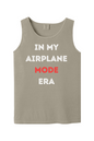 Airplane Mode Era - White/Red Font Unisex Tank Top
