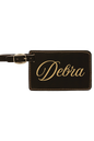 Debra - 4 1/4" x 2 3/4" Laserable Leatherette Luggage Tag