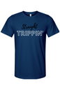 Straight Trippin' - Black/White Font Unisex Short Sleeve Shirt