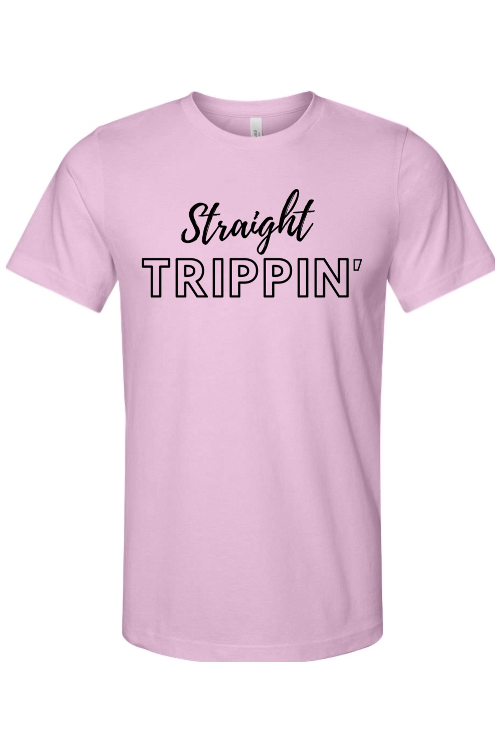 Straight Trippin' - Black Font Unisex Short Sleeve Shirt