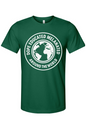 Dope Educated Melanated Stamp - White Font Unisex Short Sleeve Shirt