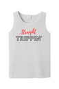 Straight Trippin' - Red/Black Font Unisex Tank Top