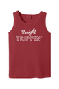 Straight Trippin' - White Font Unisex Tank Top