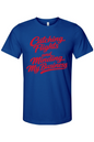 Minding My Business - Red Font Unisex Short Sleeve Shirt