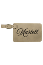 Martell - 4 1/4" x 2 3/4" Laserable Leatherette Luggage Tag