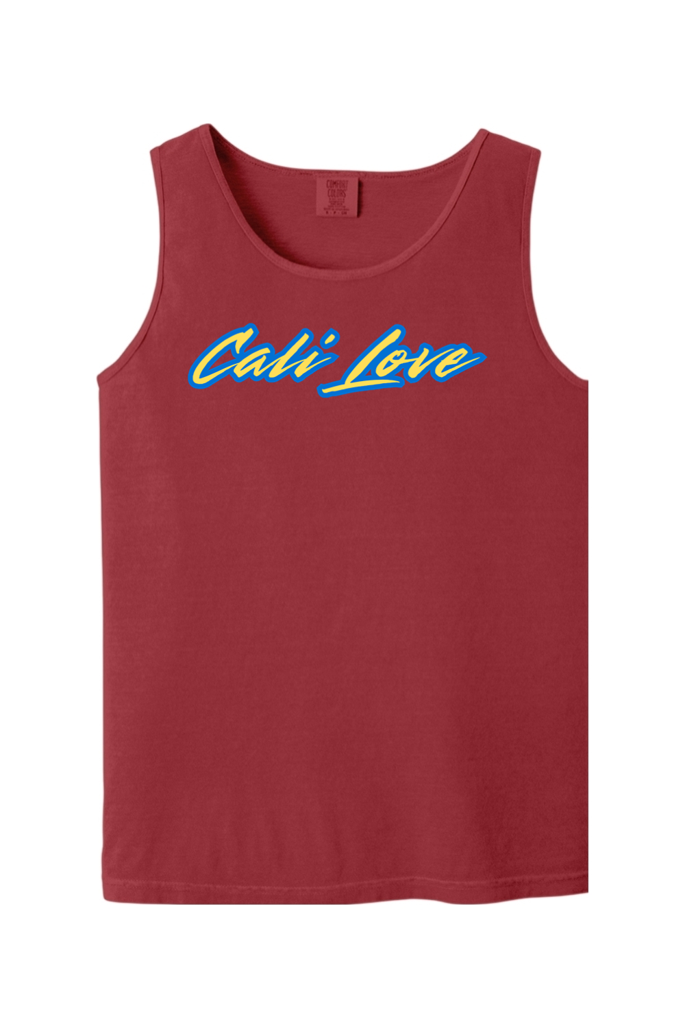 Cali Love - Blue/Yellow Unisex Tank Top