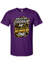 How You Gon Upgrade Me? V2 - White/Gold Font Unisex Short Sleeve Shirt
