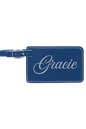 Gracie - 4 1/4" x 2 3/4" Laserable Leatherette Luggage Tag
