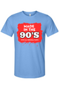 Made in the 90s Original Parts - White/Red Font Unisex Short Sleeve Shirt