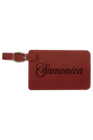 Samonica - 4 1/4" x 2 3/4" Laserable Leatherette Luggage Tag