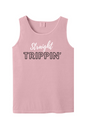 Straight Trippin' - White/Black Font Unisex Tank Top