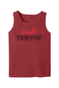 Straight Trippin' - Red/Black Font Unisex Tank Top
