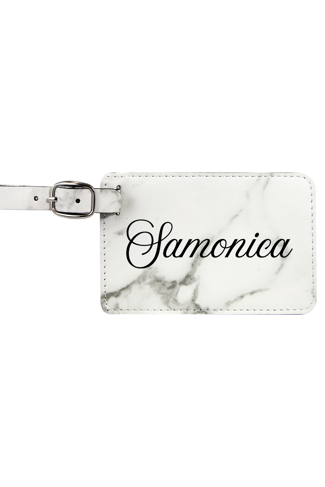 Samonica - 4 1/4" x 2 3/4" Laserable Leatherette Luggage Tag
