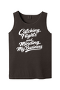 Minding My Business - White Font Unisex Tank Top