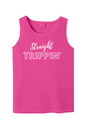 Straight Trippin' - White Font Unisex Tank Top