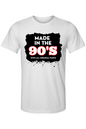 Made in the 90s Original Parts - White/Black Font Unisex Short Sleeve Shirt