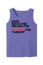 Cleared for Takeoff - Black/Red Unisex Tank Top