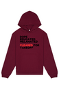 Cleared for Takeoff - Black/Red Font Unisex Heavyweight Hoodie
