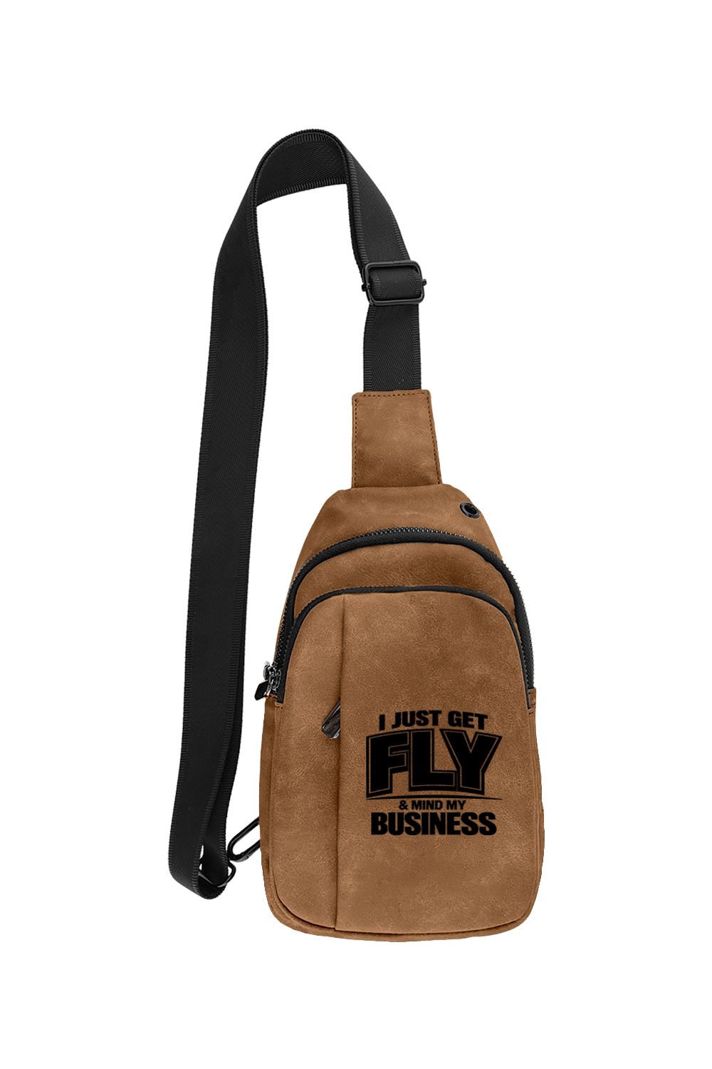 Get Fly & Mind My Business V2 - Leatherette Explorer Crossbody Bag