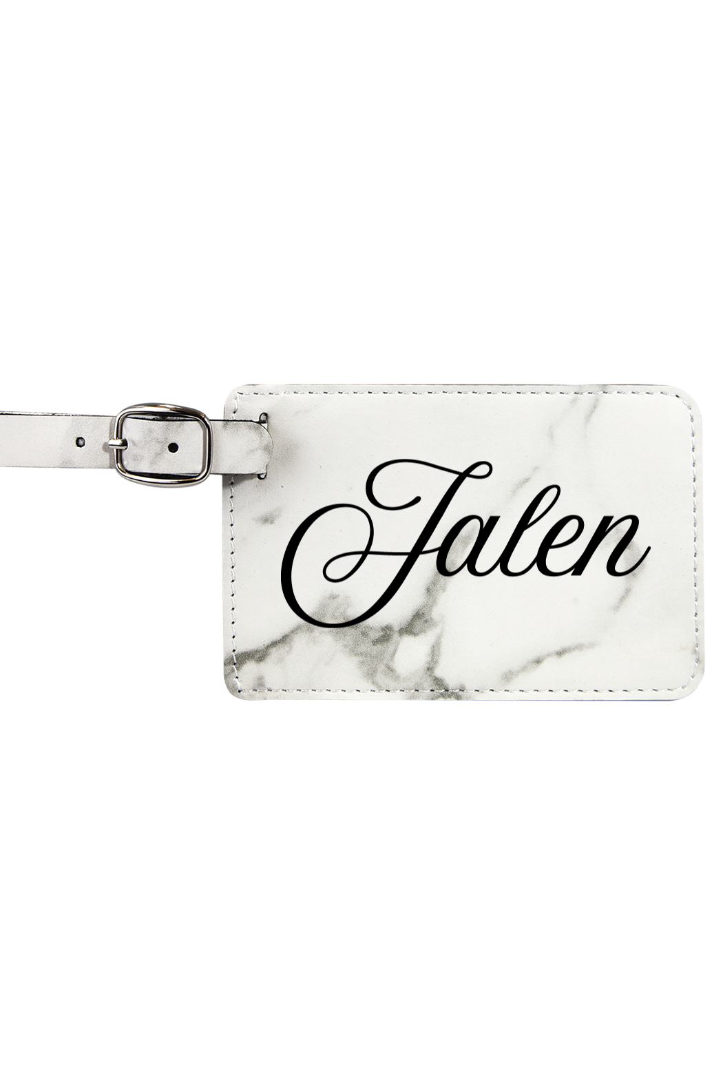 Jalen - 4 1/4" x 2 3/4" Laserable Leatherette Luggage Tag