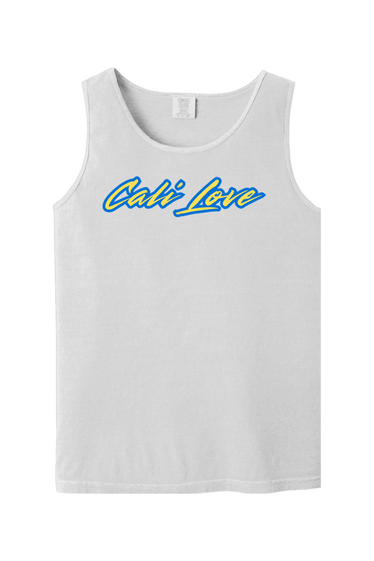 Cali Love - Blue/Yellow Unisex Tank Top