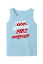 How You Gon Upgrade Me? - White/Red Font Unisex Tank Top