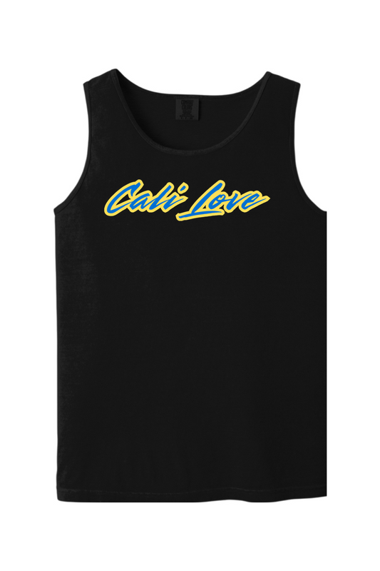Cali Love - Yellow/Blue Unisex Tank Top