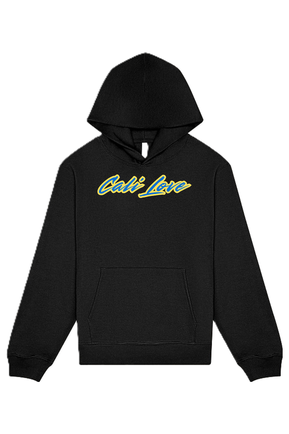 Cali Love - Yellow/Blue Font Unisex Heavyweight Hoodie