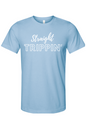 Straight Trippin' - White Font Unisex Short Sleeve Shirt