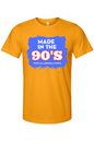 Made in the 90s Original Parts - White/Blue Unisex Short Sleeve Shirt