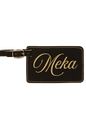 Meka - 4 1/4" x 2 3/4" Laserable Leatherette Luggage Tag