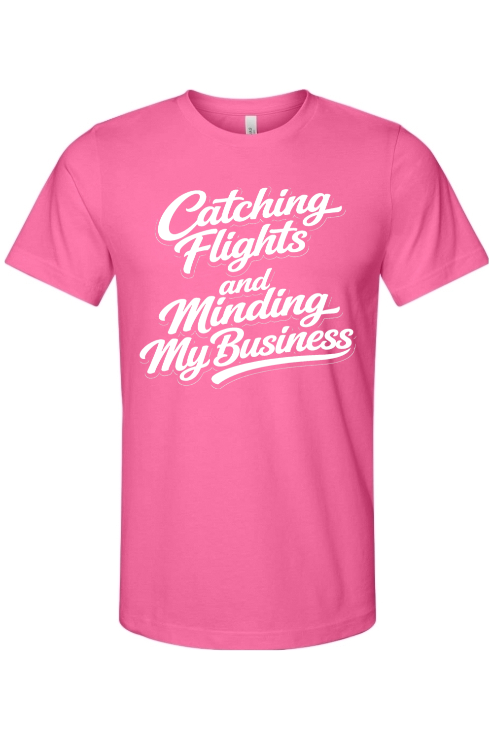 Minding My Business V2 - White Font Unisex Short Shirt