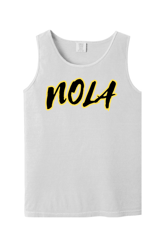 NOLA - Gold/Black Unisex Tank Top