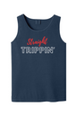 Straight Trippin' - Red/White Font Unisex Tank Top