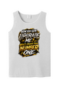 How You Gon Upgrade Me? V2 - White/Gold Font Unisex Tank Top