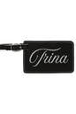 Trina - 4 1/4" x 2 3/4" Laserable Leatherette Luggage Tag