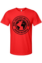 Dope Educated Melanated Stamp - Black Font Unisex Short Sleeve Shirt
