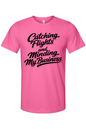 Minding My Business - Black Font Unisex Short Sleeve Shirt