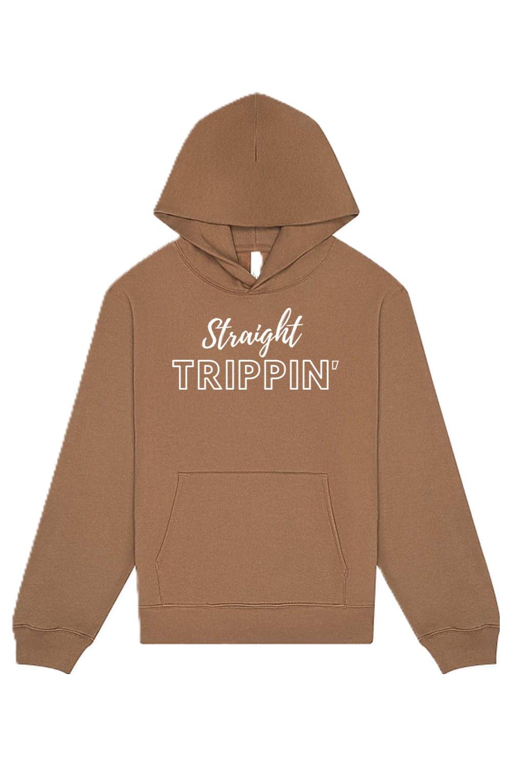 Straight Trippin' - White Font Unisex Heavyweight Hoodie