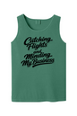 Minding My Business - Black Font Unisex Tank Top