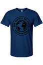 Dope Educated Melanated Stamp - Black Font Unisex Short Sleeve Shirt