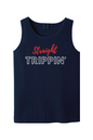 Straight Trippin' - Red/White Font Unisex Tank Top