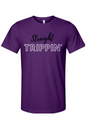 Straight Trippin' - Black/White Font Unisex Short Sleeve Shirt